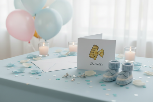 Boy Baby Shower Card