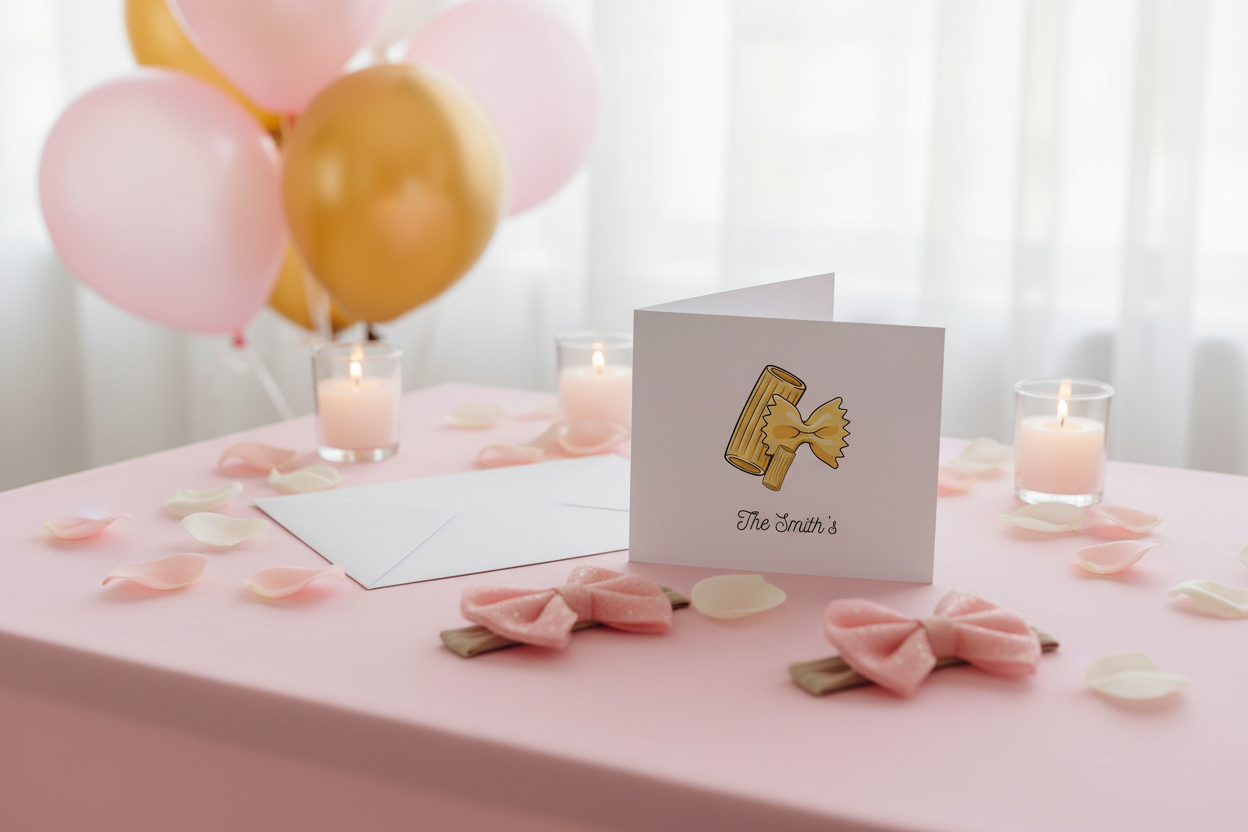 Girl Baby Shower Card