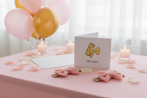 Girl Baby Shower Card